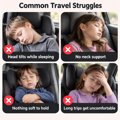 🚗🎁 Holiday Road Trip Special | Kids’ Plush Car Travel Pillow – Save 49%