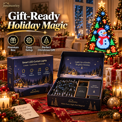 🎄✨LuminaTree™ Pro - Smart DIY App-Controlled LED Christmas Tree Lights with Custom Holiday Patterns