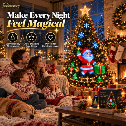 🎄✨LuminaTree™ Pro - Smart DIY App-Controlled LED Christmas Tree Lights with Custom Holiday Patterns