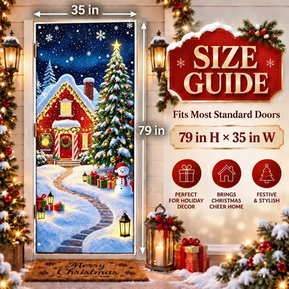 ✨Give Your Front Door a Christmas Makeover – 7 Festive Designs