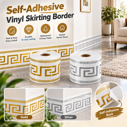 ✨ Home Refresh Special | Peel & Stick Decorative Baseboard Trim – Save 50%