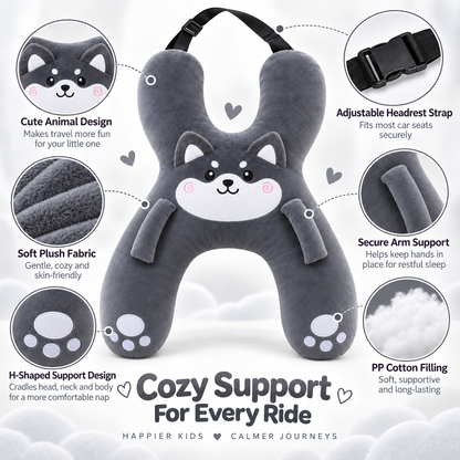 🚗🎁 Holiday Road Trip Special | Kids’ Plush Car Travel Pillow – Save 49%