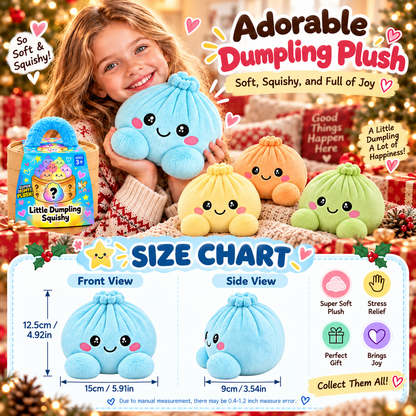 🥟 Plush Dumpling Squishy – Soft, Squeezable & Adorably Plush