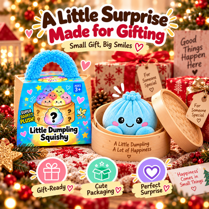 🥟 Plush Dumpling Squishy – Soft, Squeezable & Adorably Plush