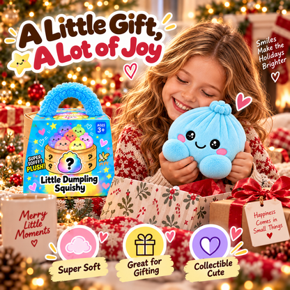 🥟 Plush Dumpling Squishy – Soft, Squeezable & Adorably Plush