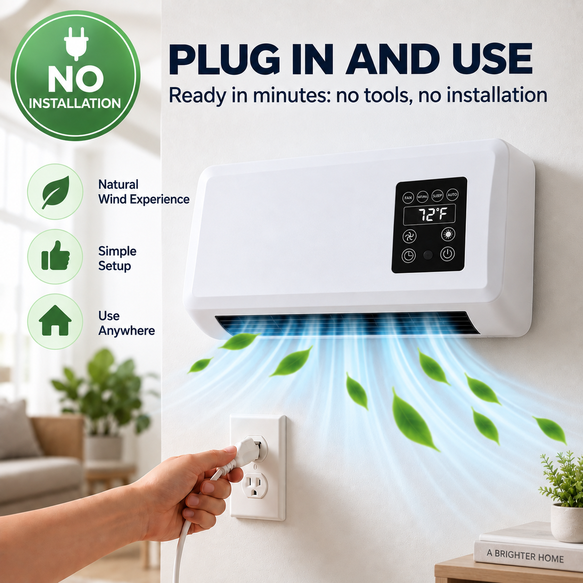 🔥Limited Discount🔥Ductless Portable Air Conditioners No Windows Needed
