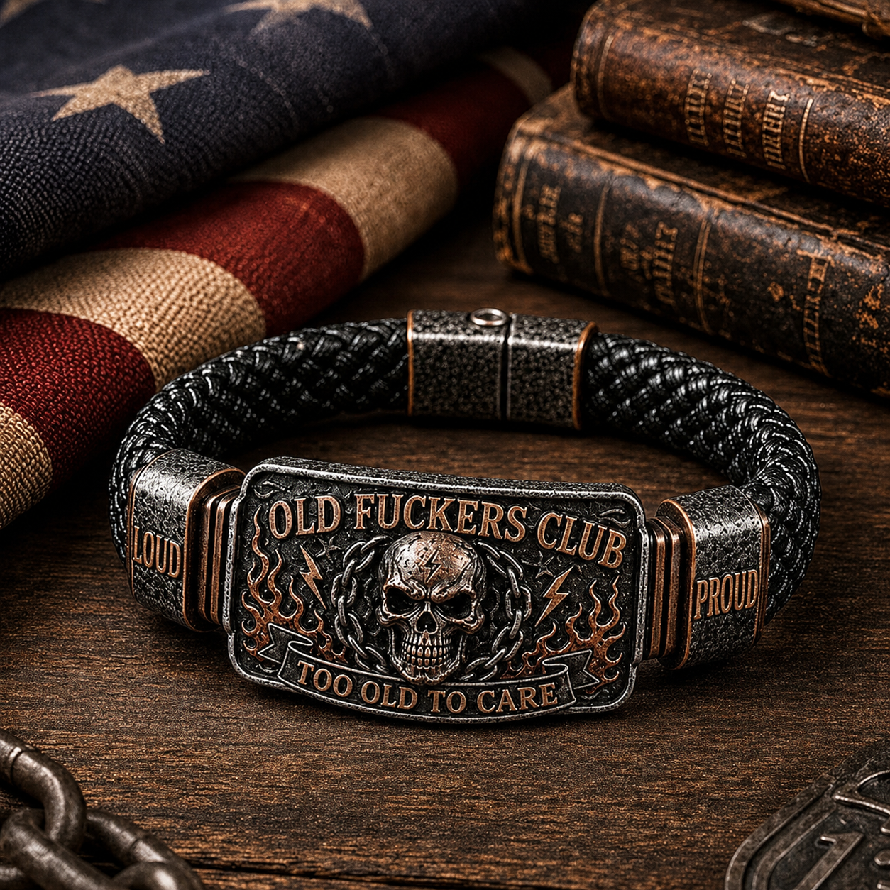 American flag bracelet