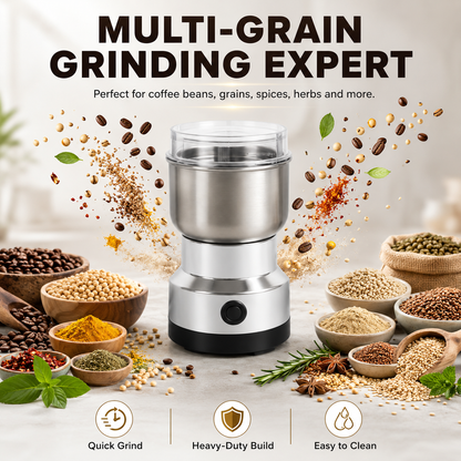 ⏳Last Day 49% OFF 🌿 Stainless Steel Dry Ingredient Grinder ✨ Spices, Grains & Coffee