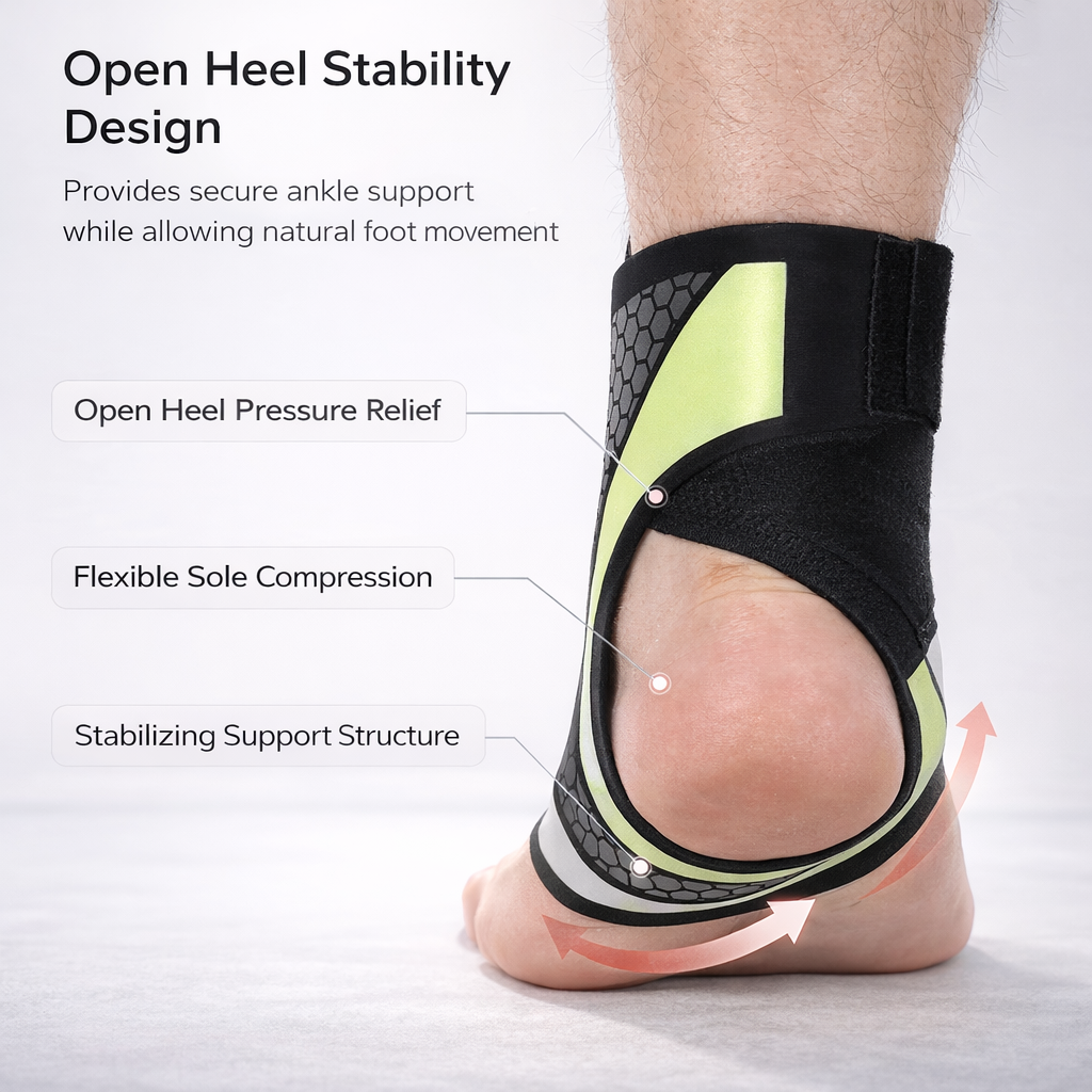 🔥 50% OFF – Adjustable Ankle Support Brace 🦶 | Comfortable Daily Protection