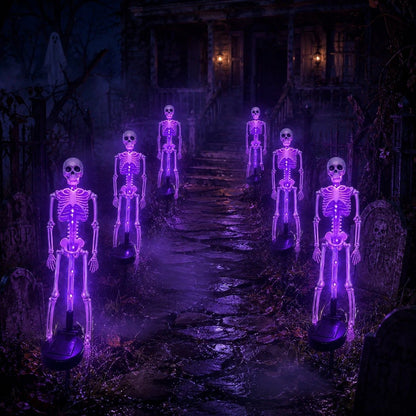 🔥 50% OFF + Buy 2 Get Free Shipping 💀 Solar Skull Garden Stake Light