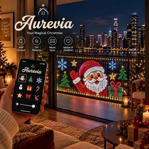 🎄 50% OFF | Smart LED Curtain Lights – Make Christmas Come Alive ✨
