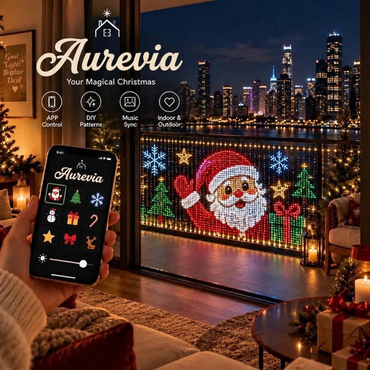 🎄 50% OFF | Smart LED Curtain Lights – Make Christmas Come Alive ✨