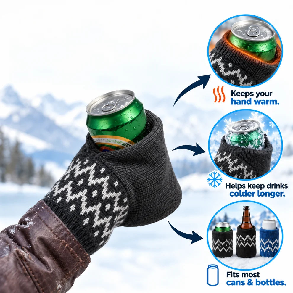 🍺🧤Hand-Crocheted Beer Glove Mitten | Keep Drinks Cold & Hands Warm🧶