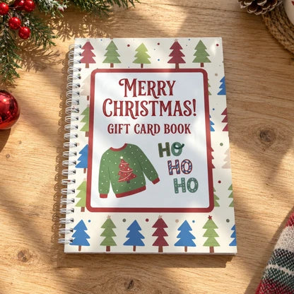 🎄 Christmas Gift Card Book – Fill, Flip & Surprise 🎁
