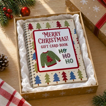 🎄 Christmas Gift Card Book – Fill, Flip & Surprise 🎁