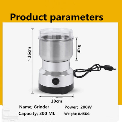 ⏳Last Day 49% OFF 🌿 Stainless Steel Dry Ingredient Grinder ✨ Spices, Grains & Coffee