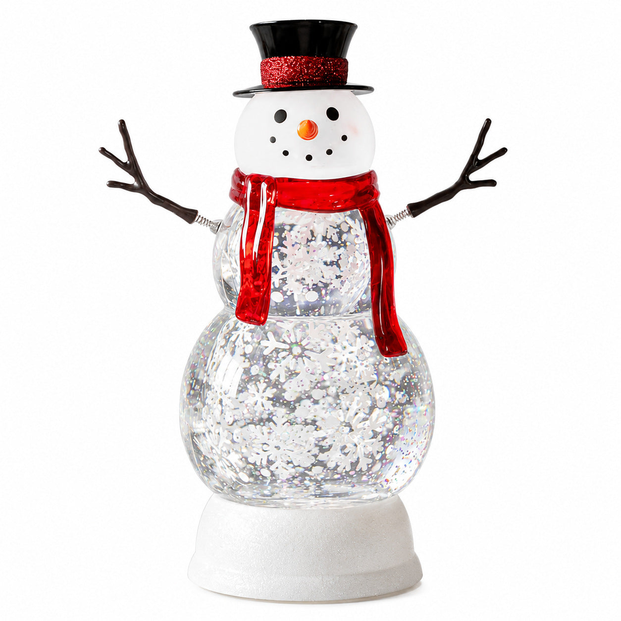 ⛄ 🎄 Early Christmas Sale | Light-Up Snowman Glitter Music Box✨