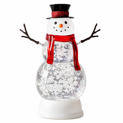 ⛄ 🎄 Early Christmas Sale | Light-Up Snowman Glitter Music Box✨