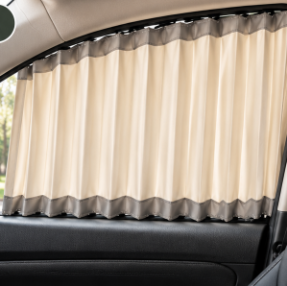 🚗 Pleated Car Window Curtains – More Shade, More Privacy, Better Rides