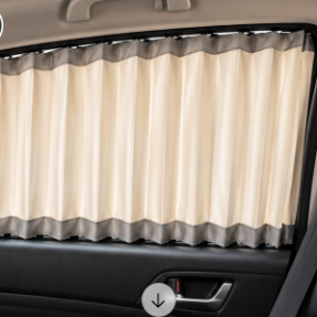 🚗 Pleated Car Window Curtains – More Shade, More Privacy, Better Rides