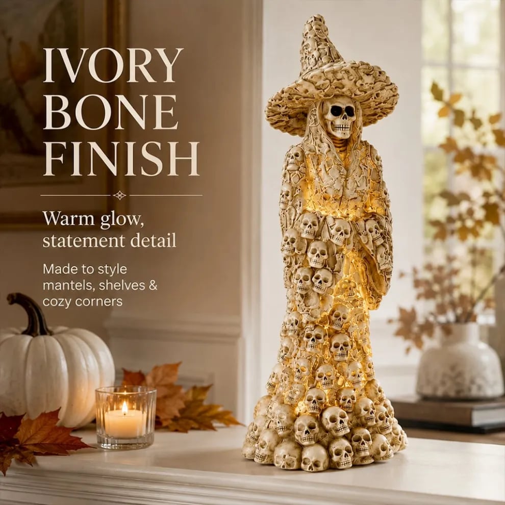 🔥HOT SALE 49% OFF—Skeleton Witch Ornament ✨ | Buy 2 Free Shipping 🎁
