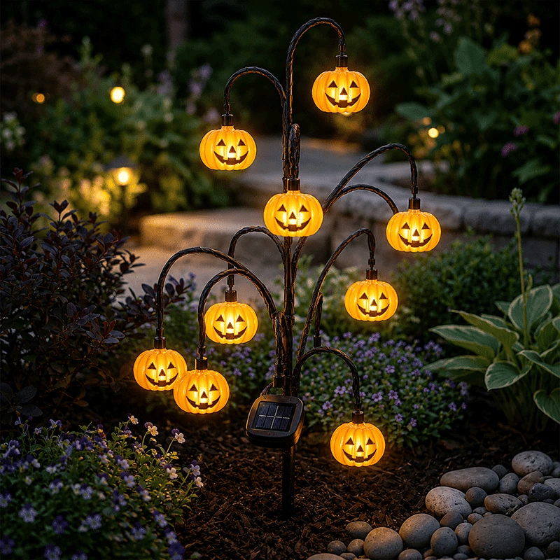 🔥 50% OFF – Halloween Solar Garden Stake Lights 🎃👻