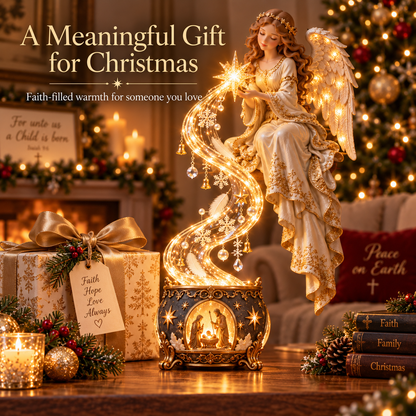 ✨Last Day 49% OFF✨Heavenly Angel Nativity Starfall Light