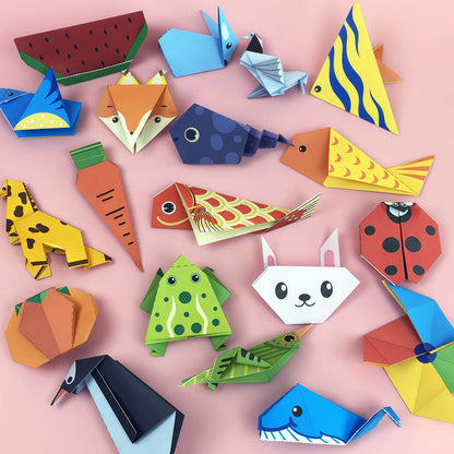 🧒🧠Fold & Creat 3-Level Kids’ Origami Activity Book Set