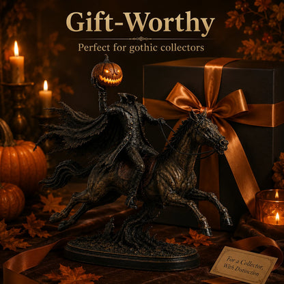 🔥 Halloween Special – Headless Horseman Midnight Ride Statue 🎃🏇