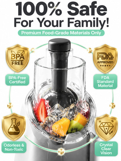 🍦Family Fruit Ice Cream Maker | 100% Natural Sugar-Free Desserts, BPA-Free & Safe For Children