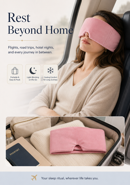 2.0 Pro Weighted Sleep Eye Mask – Gentle Pressure, Deeper Blackout Comfort