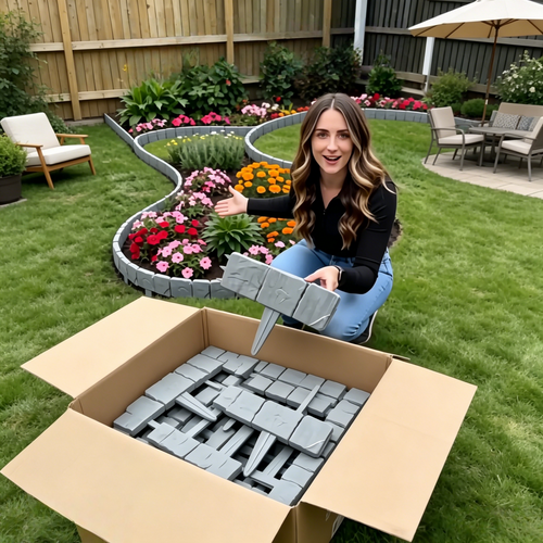 🔥 Limited-Time Offer | Easy Faux Stone Landscape Border