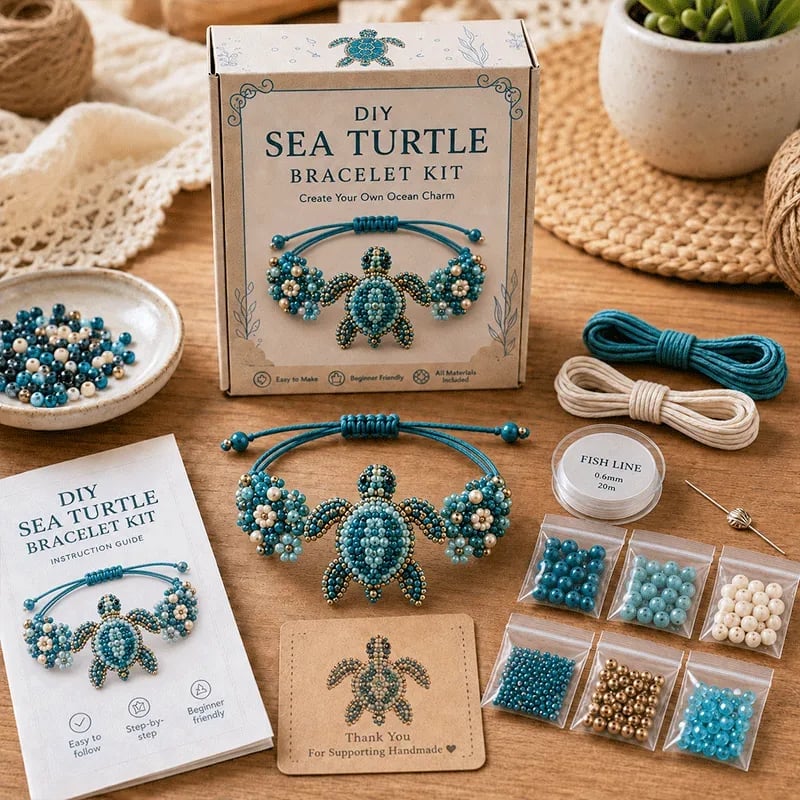 🎀 Last Day 49% OFF | Cute DIY Bead Bracelet Kit ✨