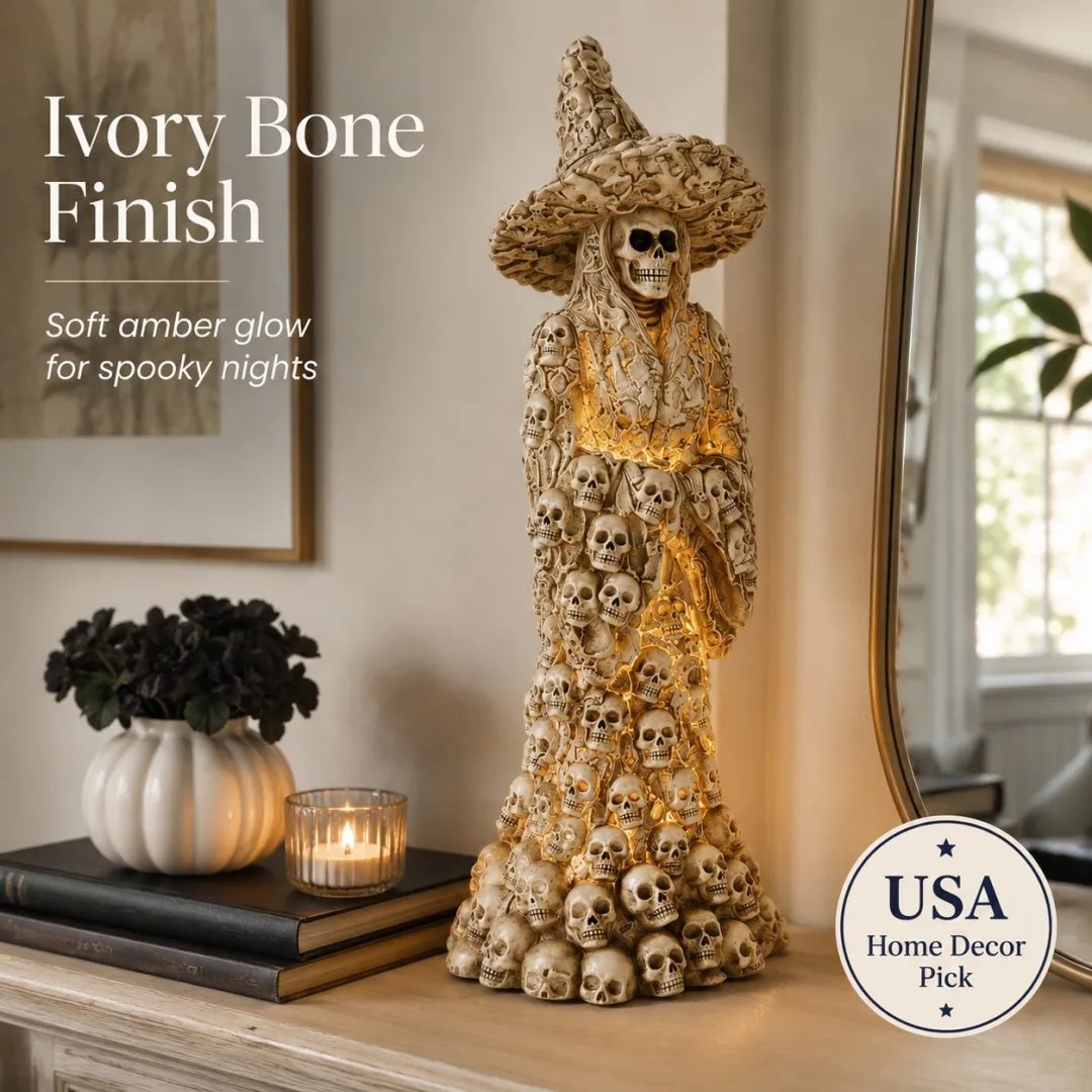 🔥HOT SALE 49% OFF—Skeleton Witch Ornament ✨ | Buy 2 Free Shipping 🎁
