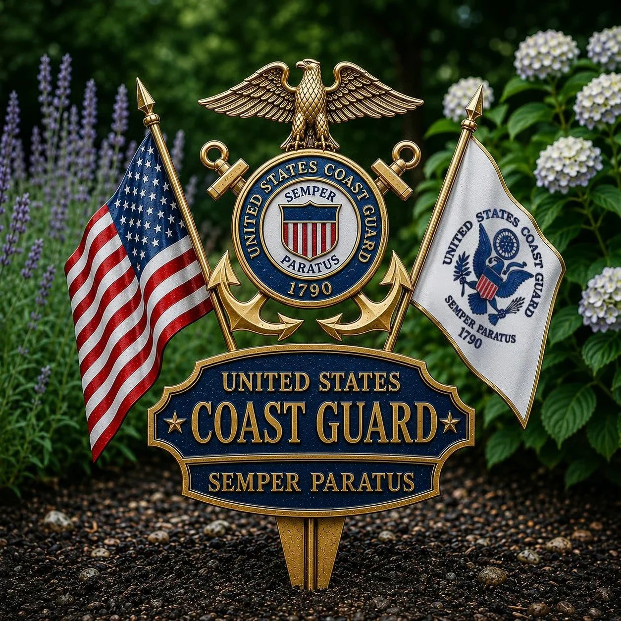 🏆Last Day Promo: 47% OFF 🎖️-US Marine Corps Semper Fidelis Tribute Garden Stake - ✈️Buy 2 Free Shipping Today!