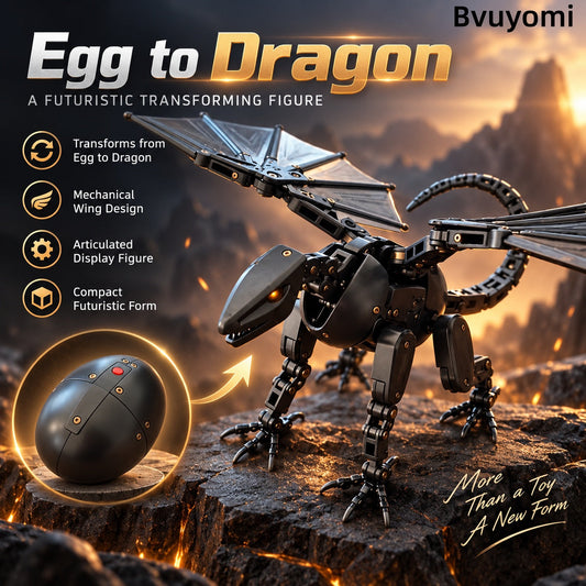 🐉 Hatch the Magic™ – 2-in-1 Transforming Dragon Egg Toy ✨