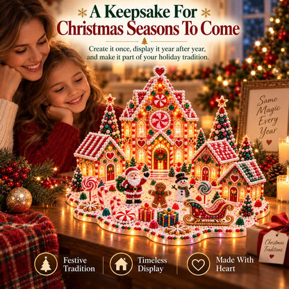 ✨ Christmas Craft Edition | DIY Light-Up Gem Village – Save 48%