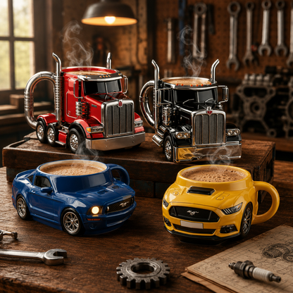 🔥Road Legends Mug Collection 🚛🏁☕ Fuel Your Morning With Power, Speed & Style