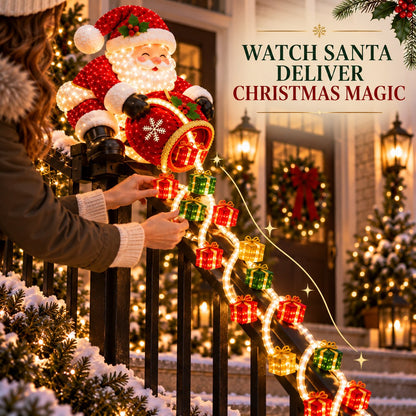 🚚 Free Shipping|🎅 Santa Magic Gift Cascade Railing Light
