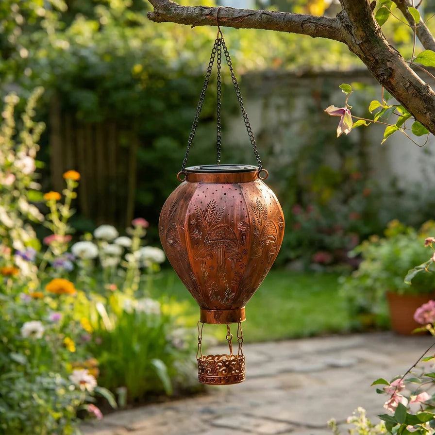 🌞 Solar Powered Hot Air Balloon Lantern