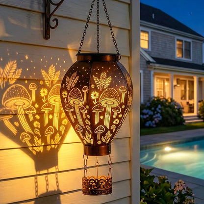 🌞 Solar Powered Hot Air Balloon Lantern