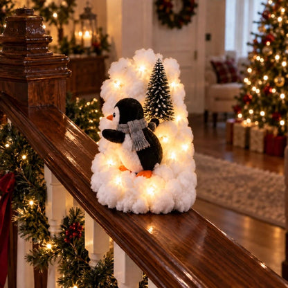 🐧🎄 Holiday Special | Lighted Penguin Snowy Stair Décor – Save 38%