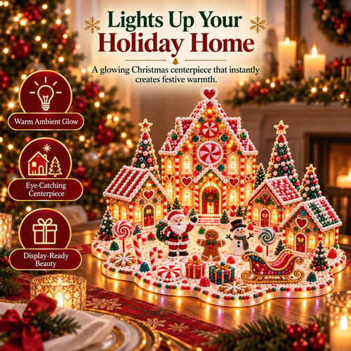 ✨ Christmas Craft Edition | DIY Light-Up Gem Village – Save 48%