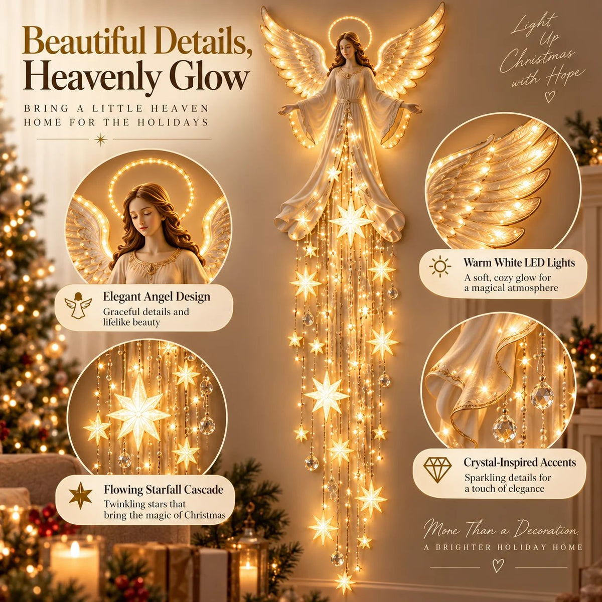 🔥 50% OFF Today | Let Your Christmas Glow with an Angel’s Blessing ✨👼