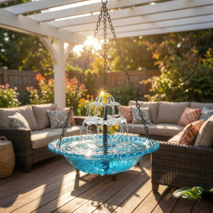 🔥 Last Day 49% OFF– Solar Cascade Bird Bath Fountain | Buy 2 Free Shipping 🎁
