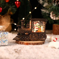 Bronze Car Christmas Snowman