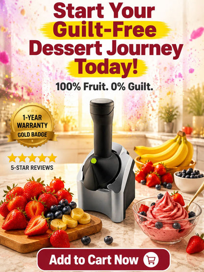 🍦Family Fruit Ice Cream Maker | 100% Natural Sugar-Free Desserts, BPA-Free & Safe For Children