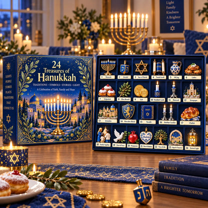 🕎 Limited Holiday Offer | 24 Treasures of Hanukkah – Open, Discover & Build a Meaningful Collection · Save 48%
