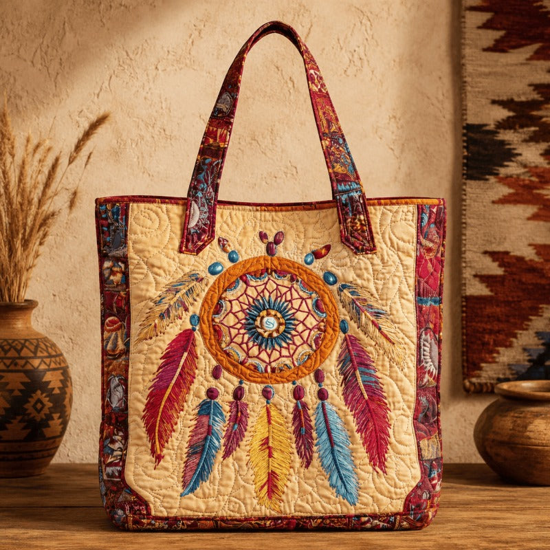 Handmade Native American Quilted Tote Bag🌿🌿