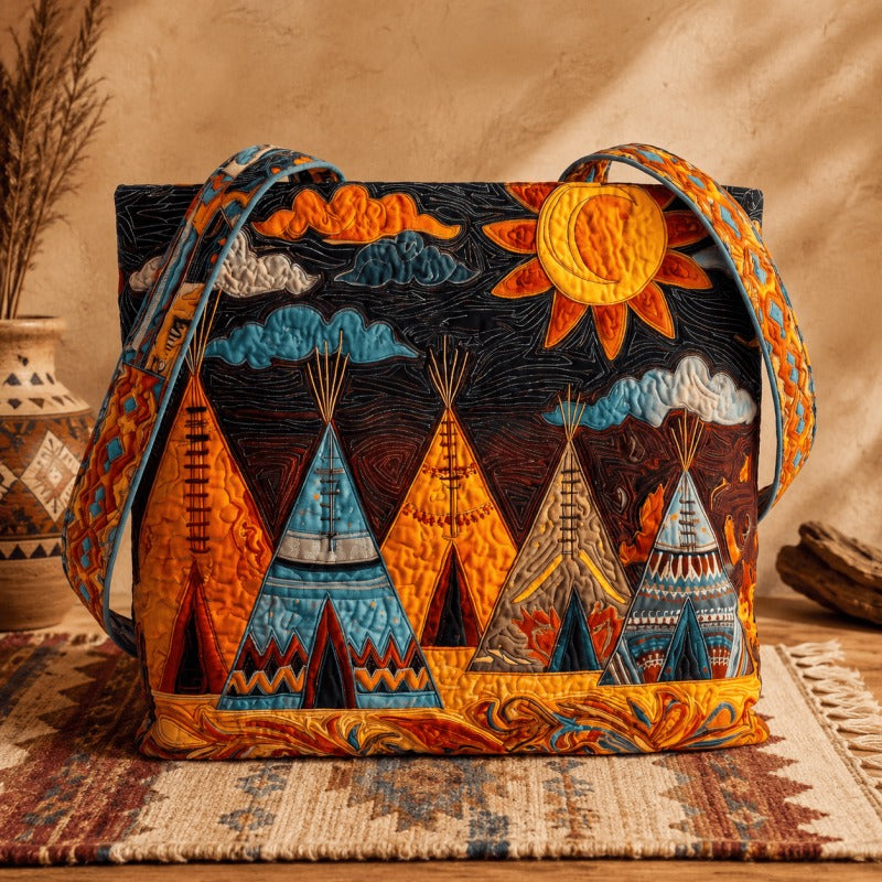 Handmade Native American Quilted Tote Bag🌿🌿